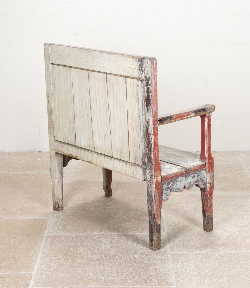 19th Century French Painted Bench SB1541946