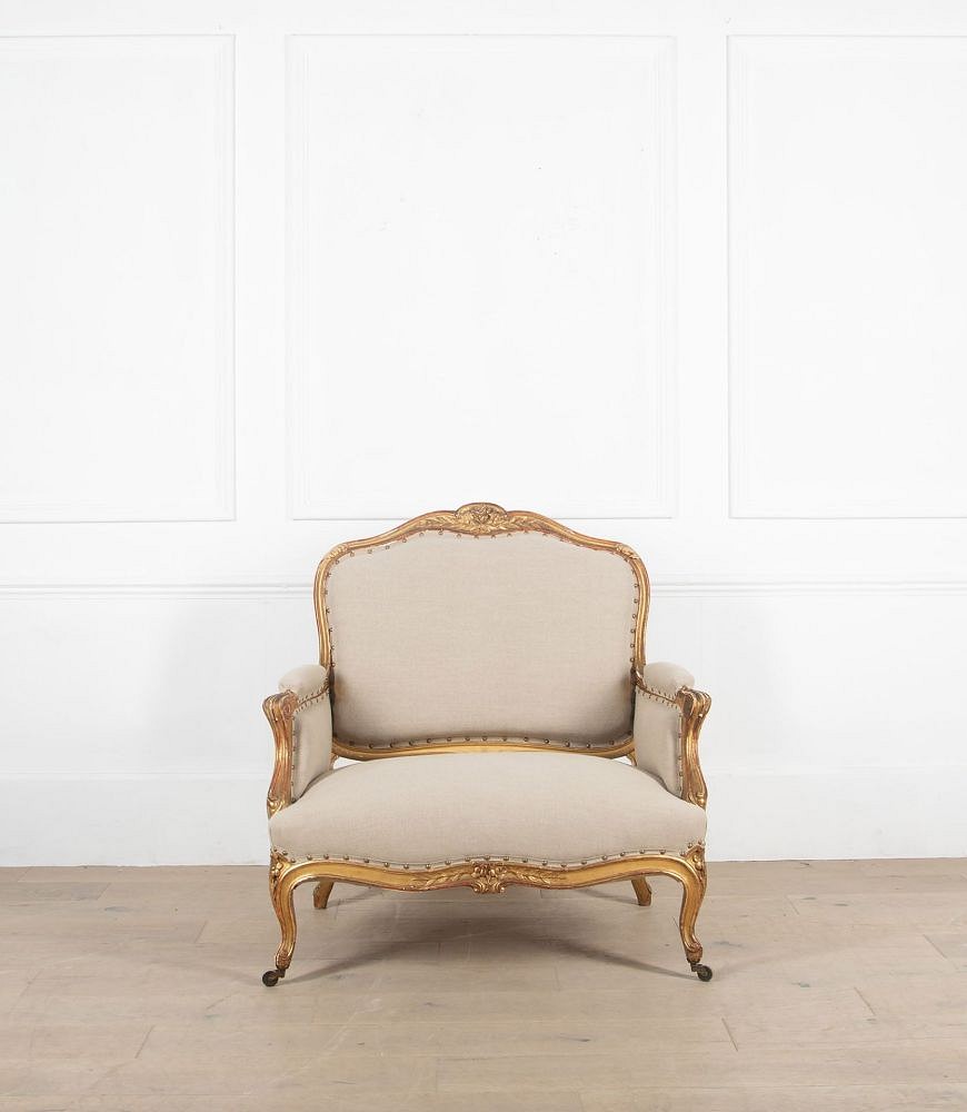 19th Century Gilded French Marquise SB6237071