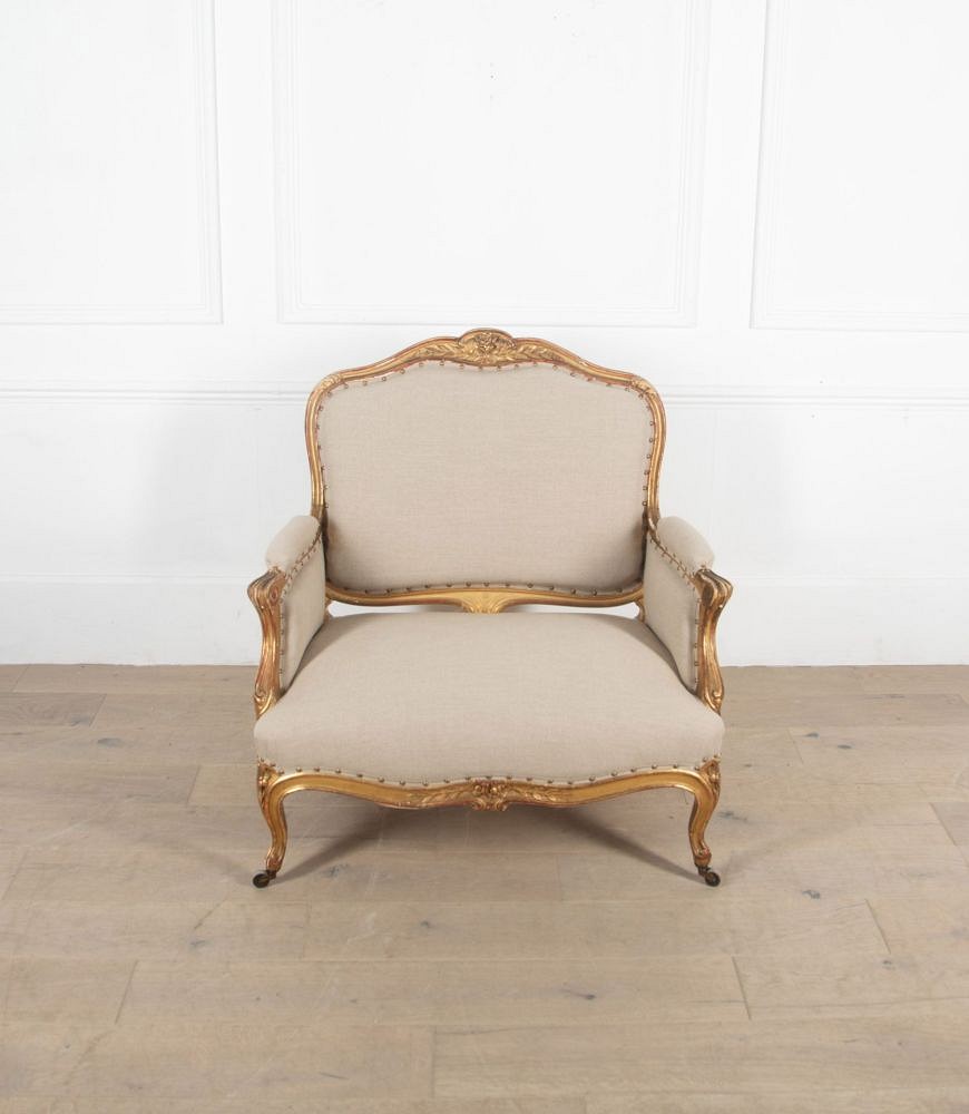 19th Century Gilded French Marquise SB6237071