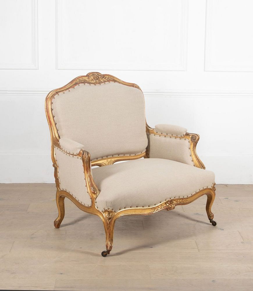 19th Century Gilded French Marquise SB6237071