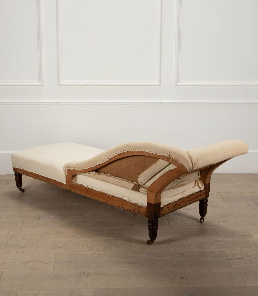 19th Century French Day Bed in Calico SB7241205