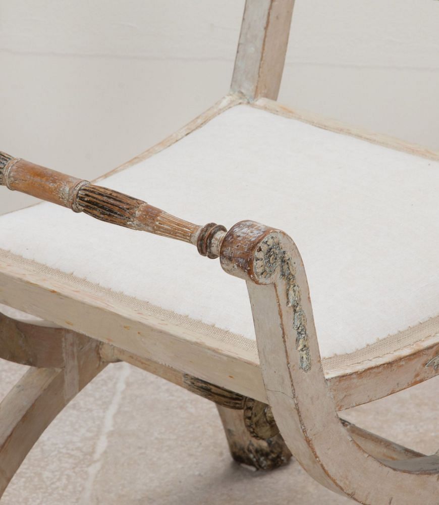Pair of Early 19th Century Swedish Gustavian Stools ST1341566