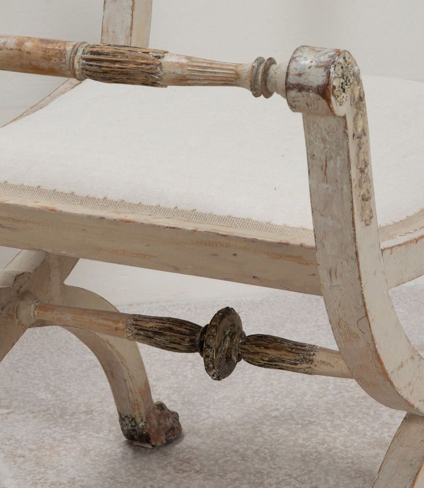 Pair of Early 19th Century Swedish Gustavian Stools ST1341566