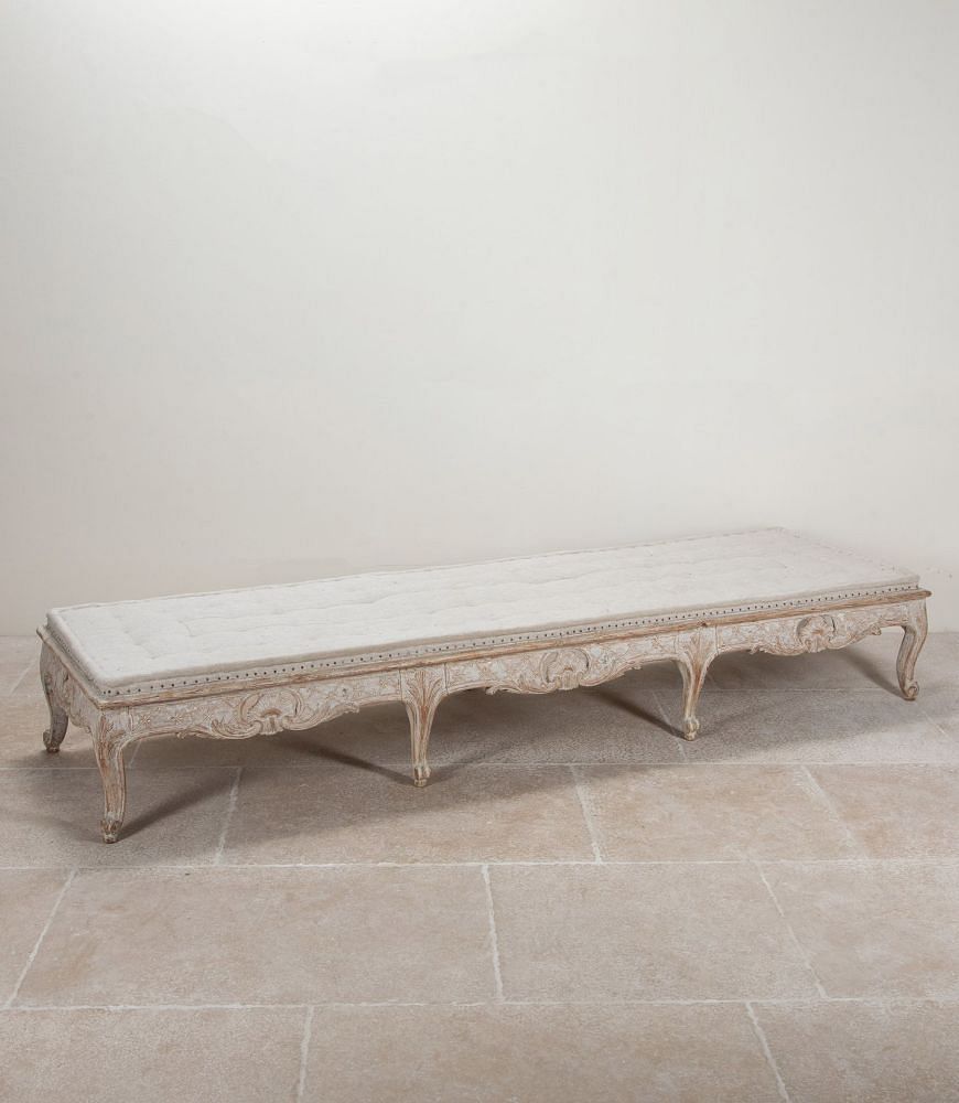 Long 18th Century Swedish Rococo Bench ST1341567