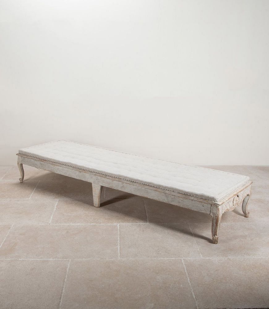 Long 18th Century Swedish Rococo Bench ST1341567