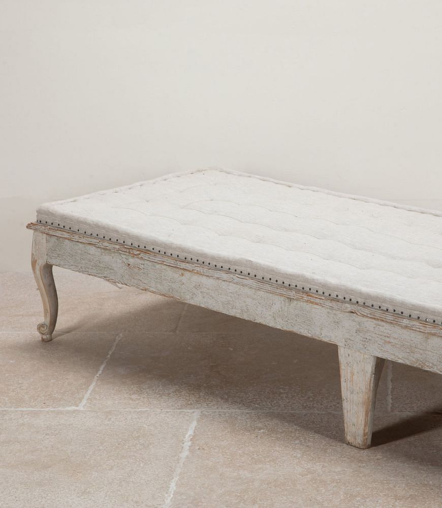 Long 18th Century Swedish Rococo Bench ST1341567