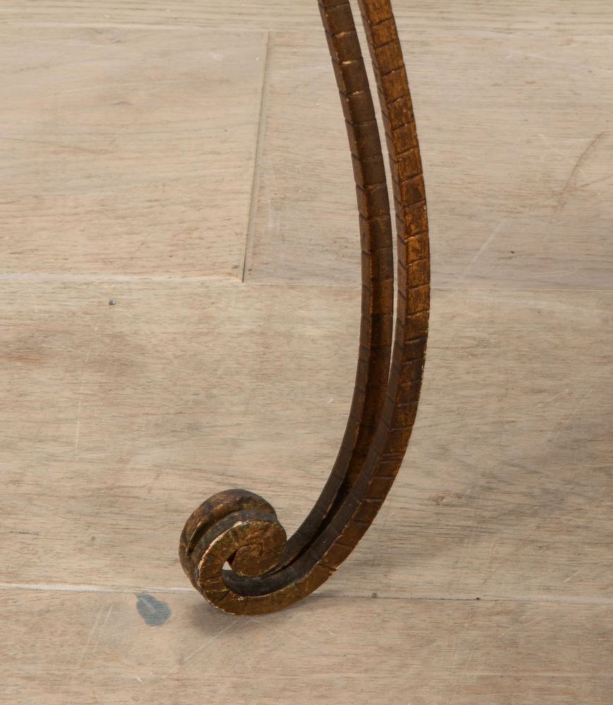 Pair of 20th Century Italian Gilded Iron Stools ST3039770