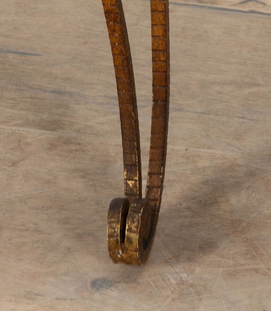 Pair of 20th Century Italian Gilded Iron Stools ST3039770