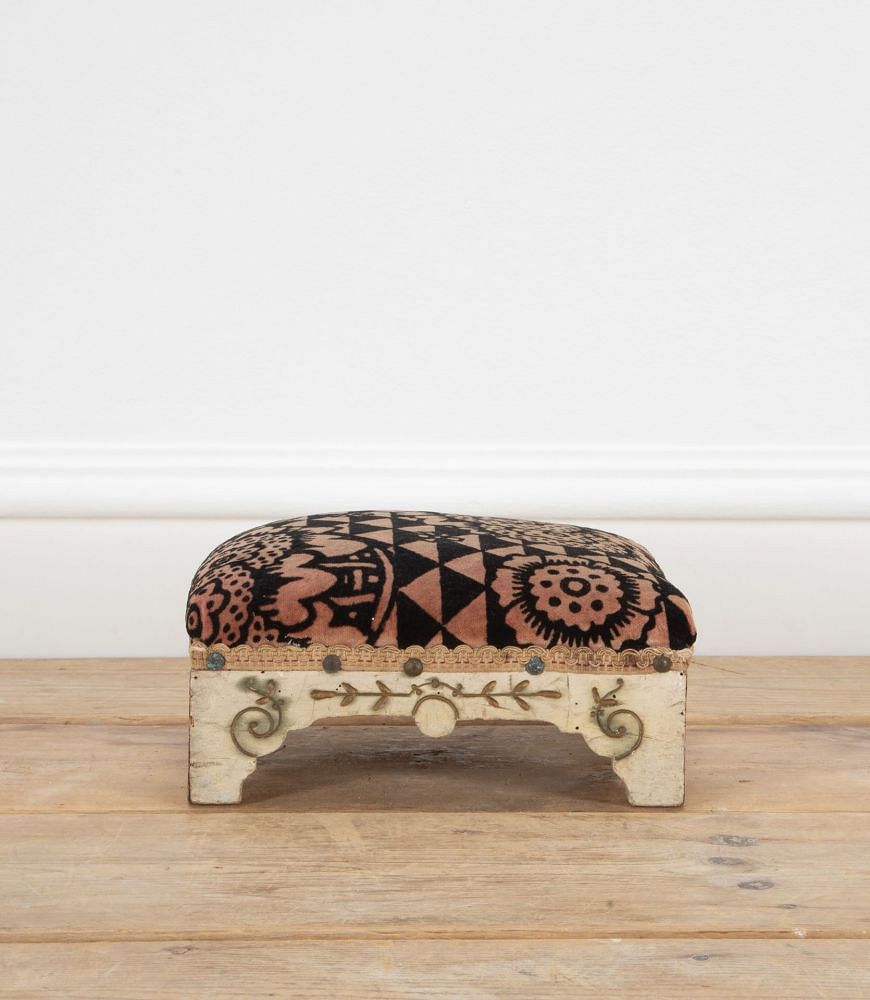 Small French Early 20th Century Footstool ST4238803