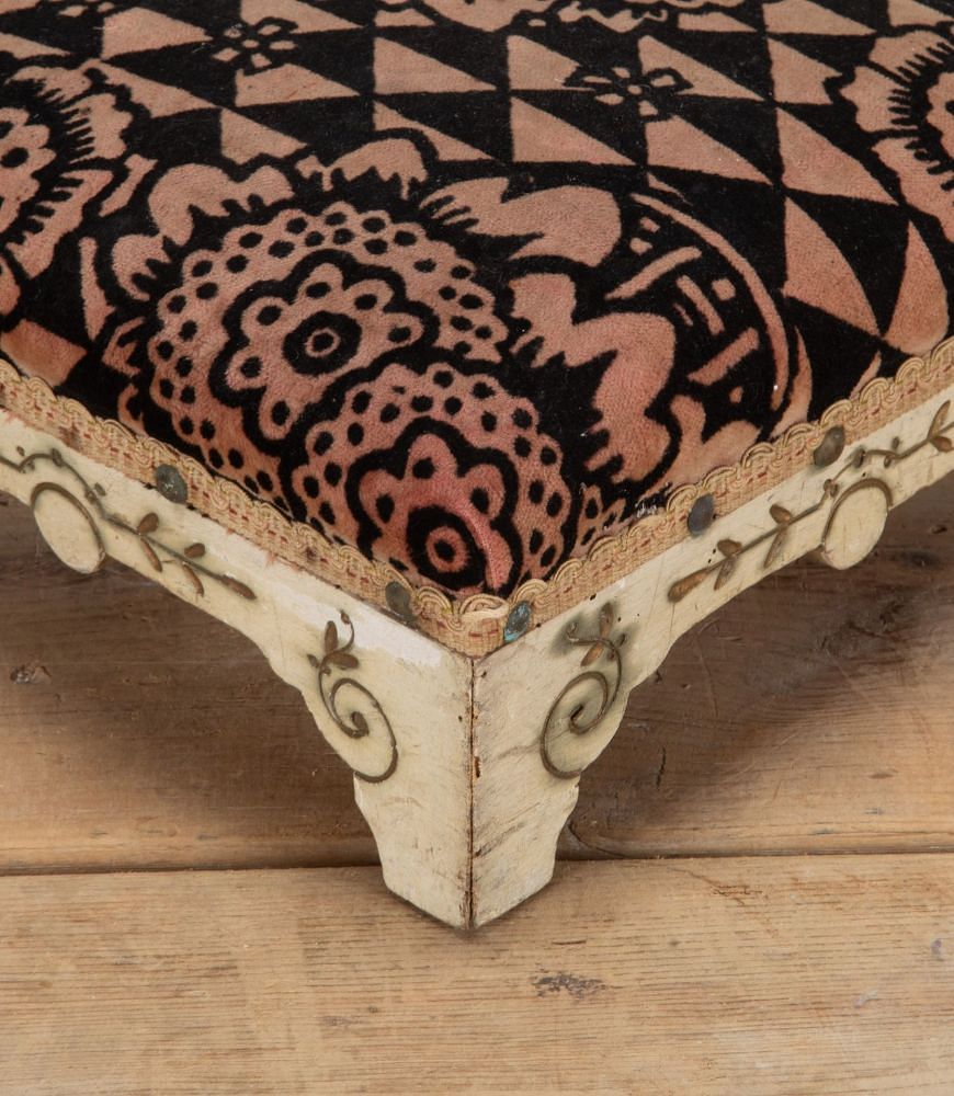 Small French Early 20th Century Footstool ST4238803