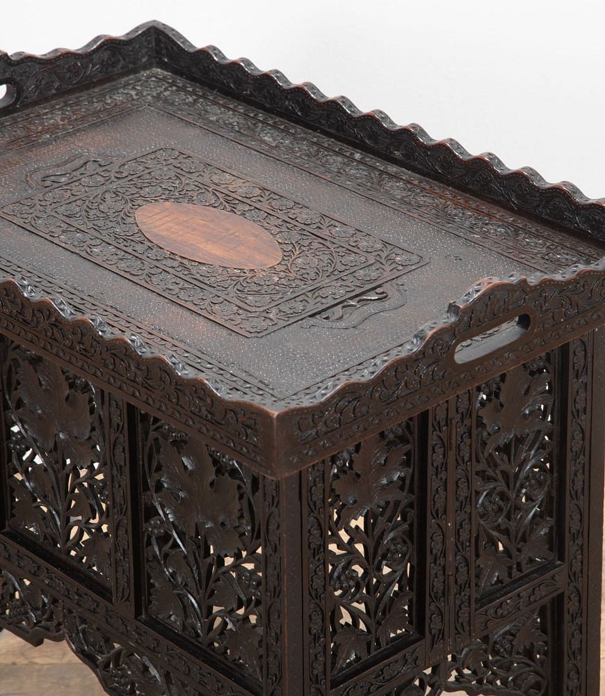19th Century Anglo Indian Folding Tray Table TA0737727
