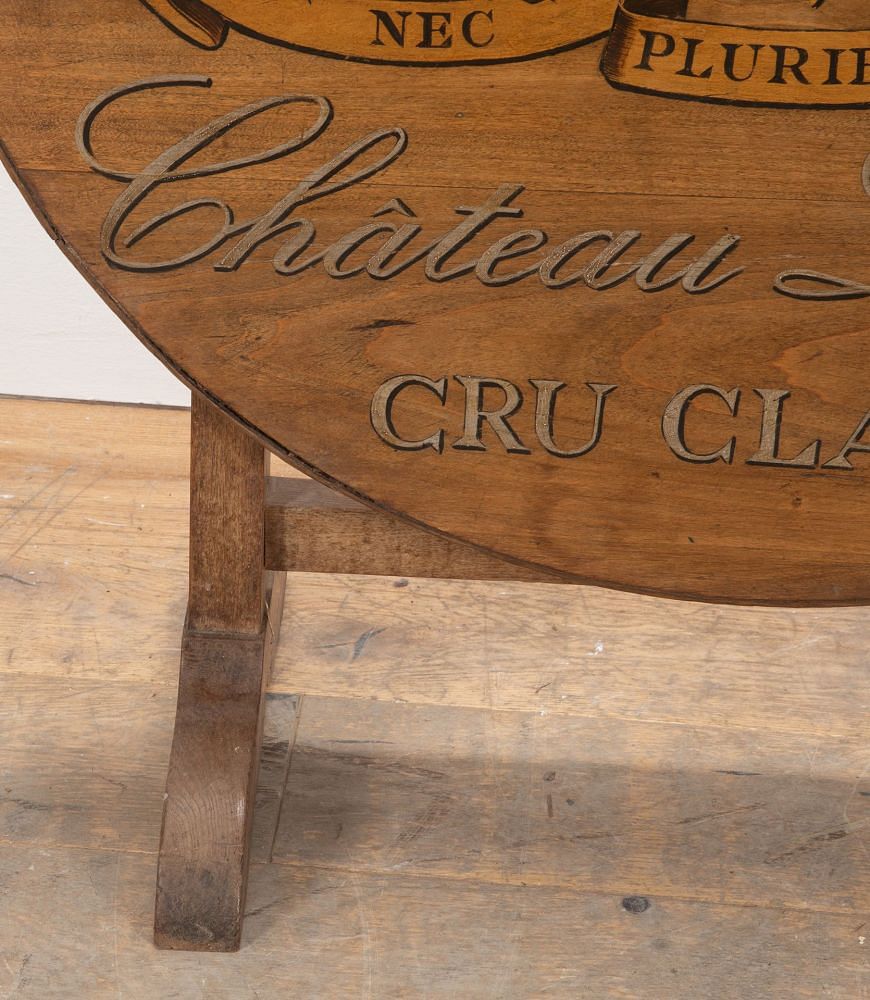 Hand Painted French Vendange Wine Tasting Table TA2537352