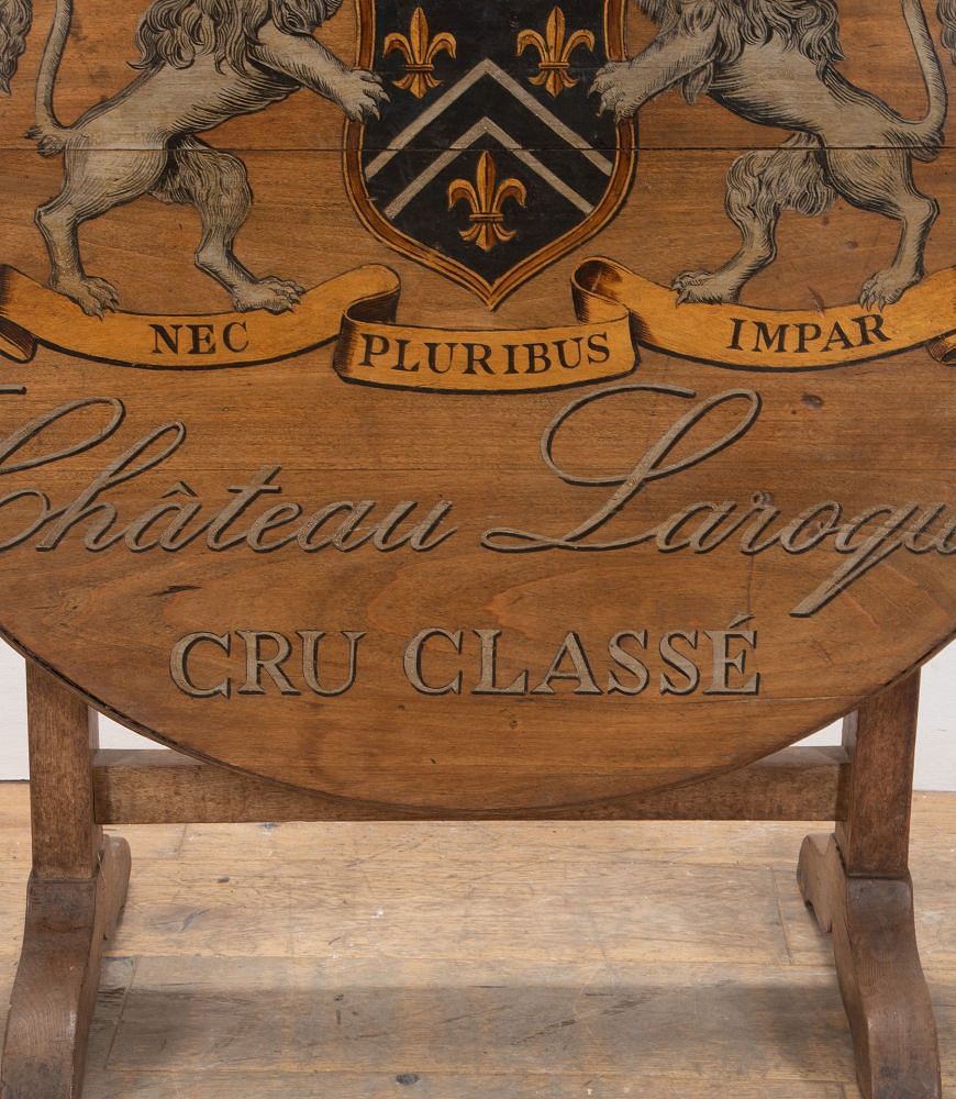 Hand Painted French Vendange Wine Tasting Table TA2537352