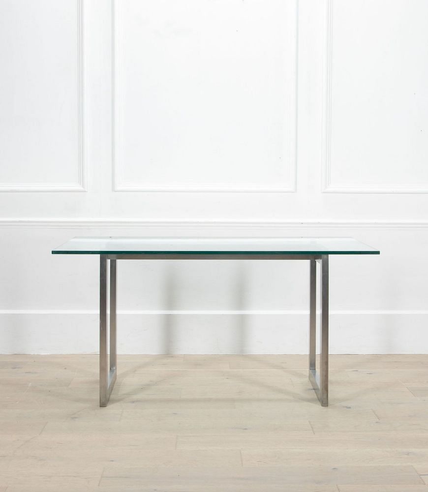 20th Century Stainless Steel Modernist Table TA2935565