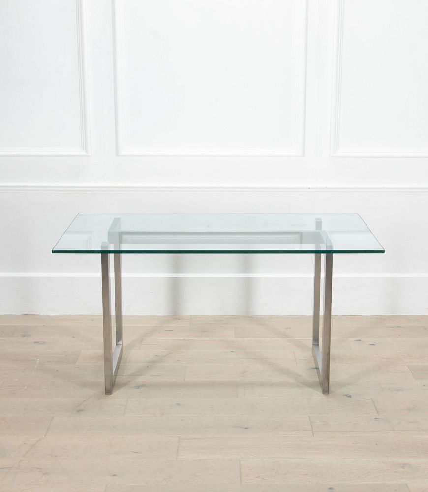 20th Century Stainless Steel Modernist Table TA2935565