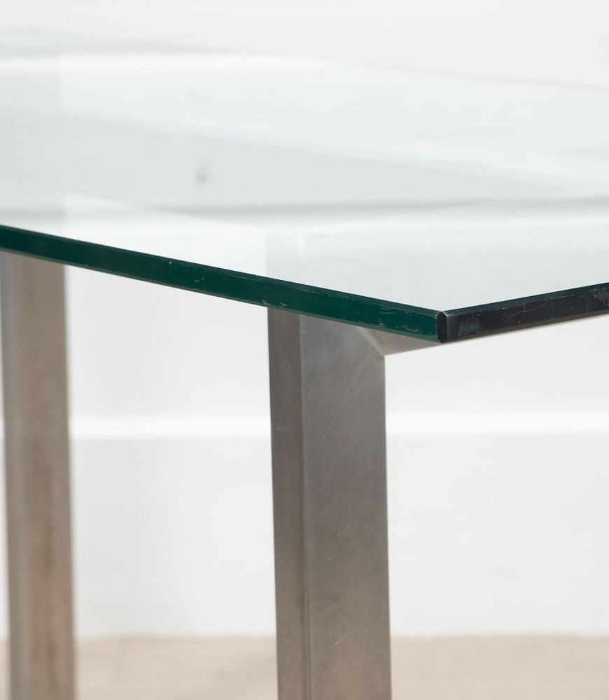 20th Century Stainless Steel Modernist Table TA2935565