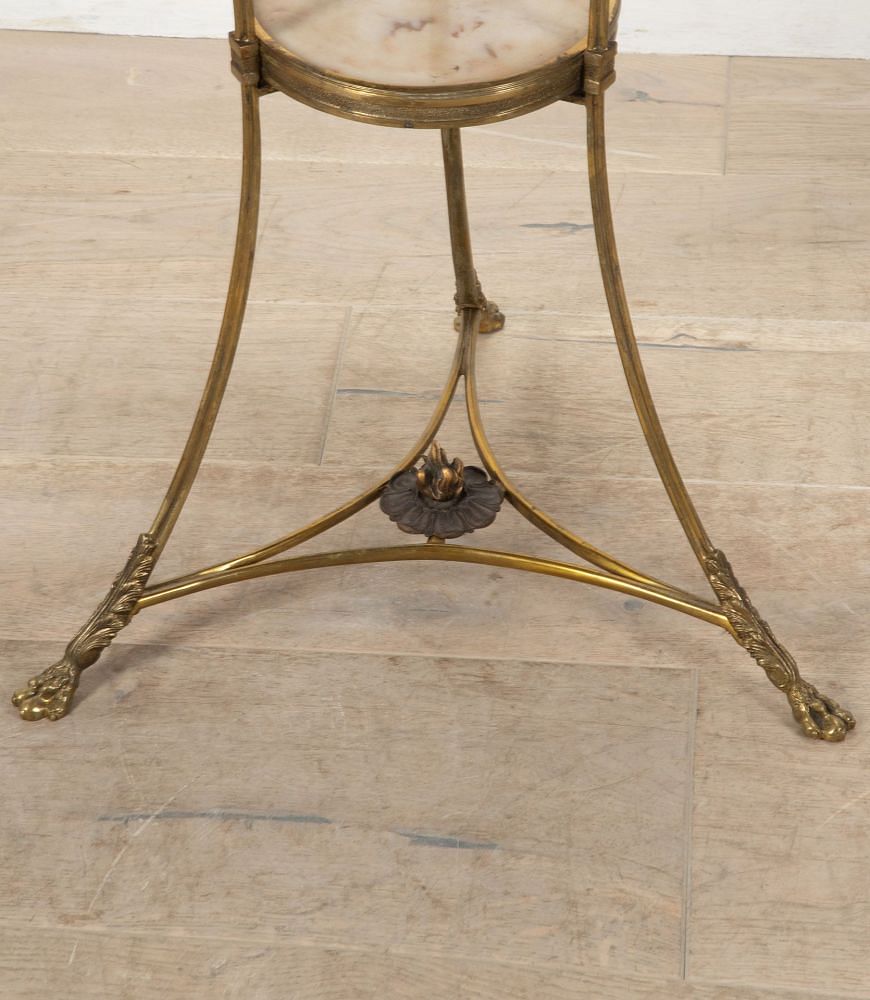 Pair of 19th Century Louis XVI Style Gilt Bronze Gueridons TA4140303