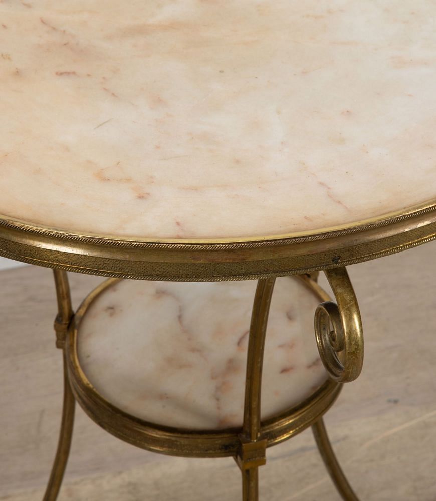 Pair of 19th Century Louis XVI Style Gilt Bronze Gueridons TA4140303