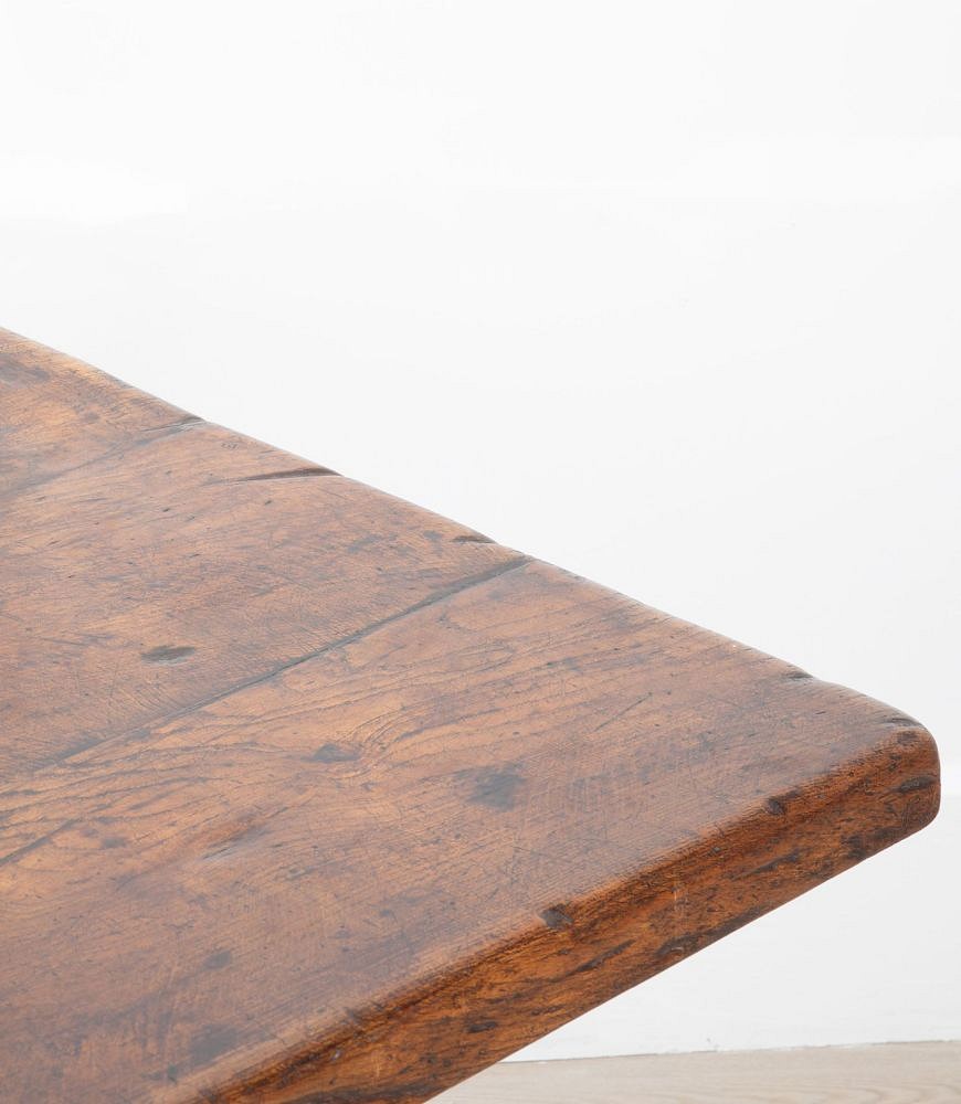 19th Century Oak X-Frame Refectory Table TA5237371