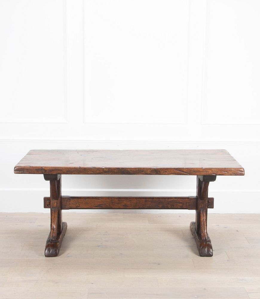 19th Century Oak X-Frame Refectory Table TA5237371