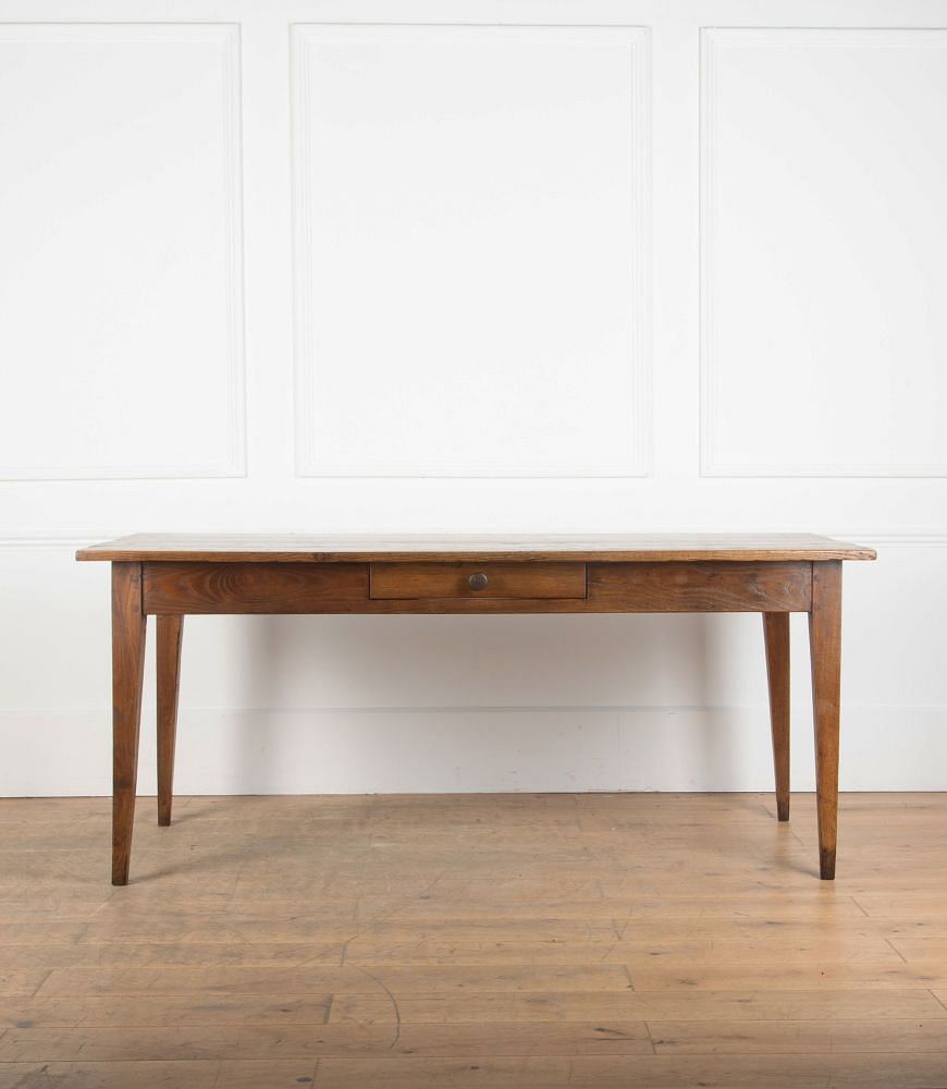 19th Century French Chestnut Farmhouse Table TA8536153