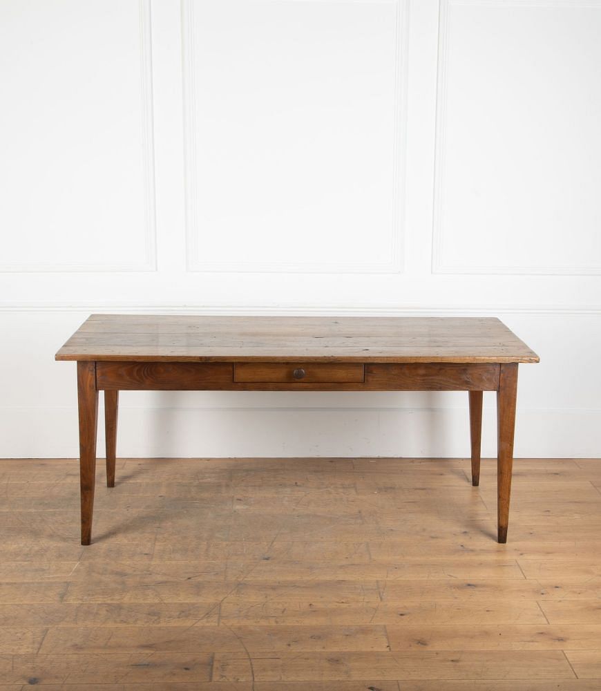 19th Century French Chestnut Farmhouse Table TA8536153