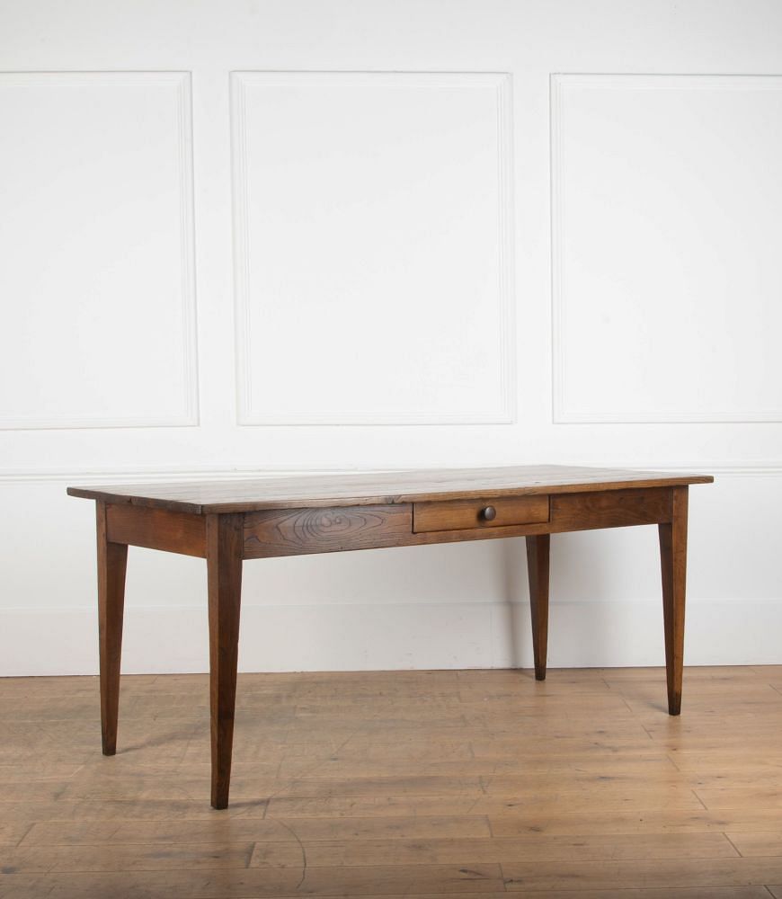 19th Century French Chestnut Farmhouse Table TA8536153