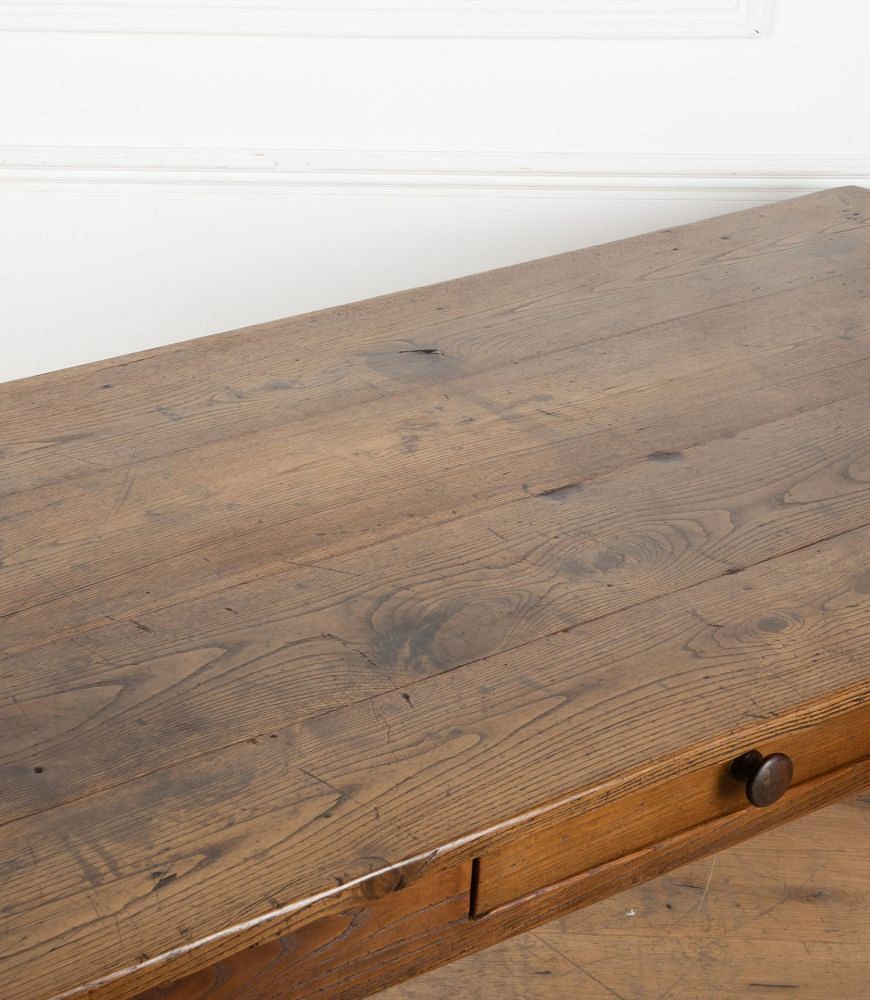 19th Century French Chestnut Farmhouse Table TA8536153