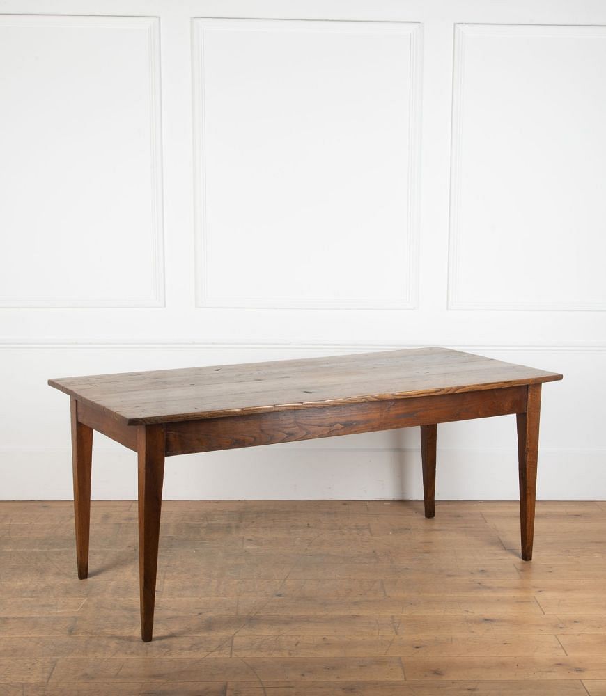 19th Century French Chestnut Farmhouse Table TA8536153
