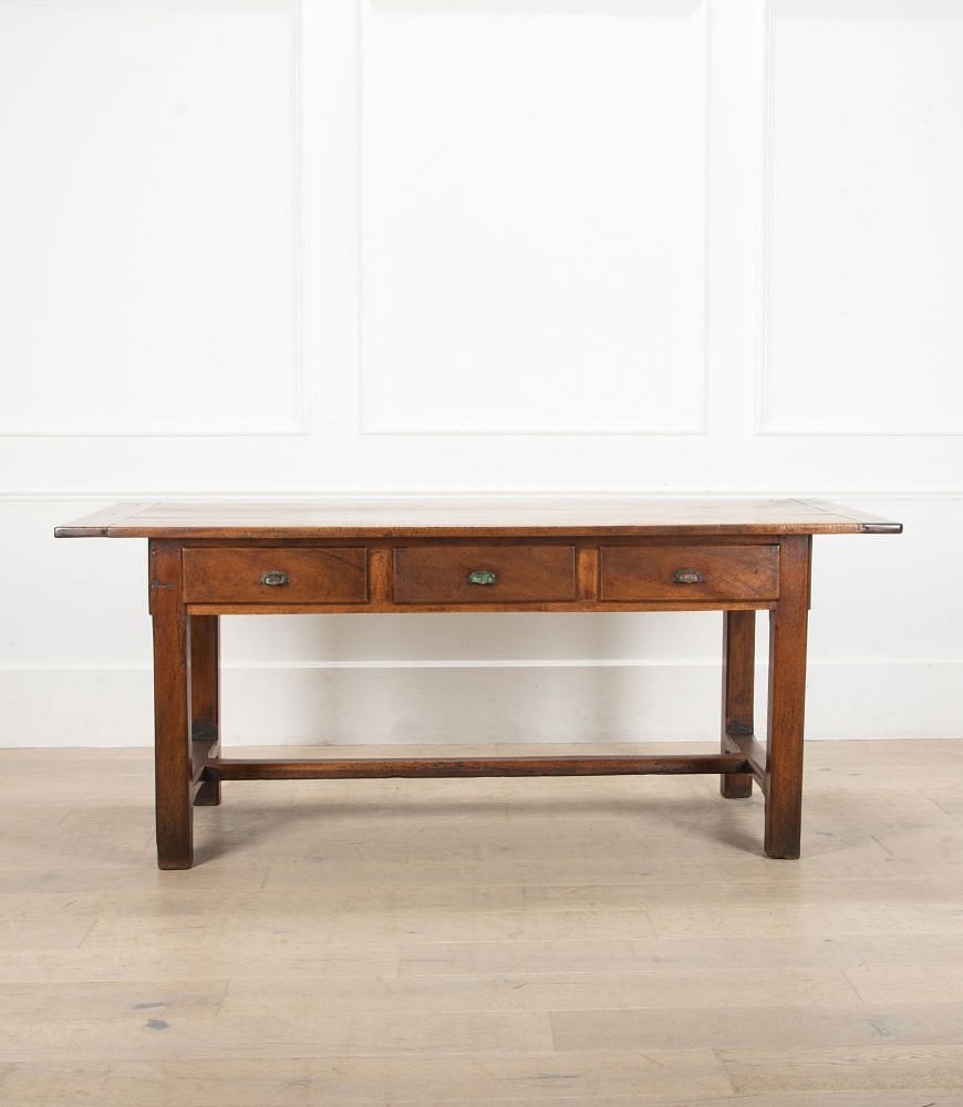 Small 19th Century French Walnut Drapers Table TA8541117