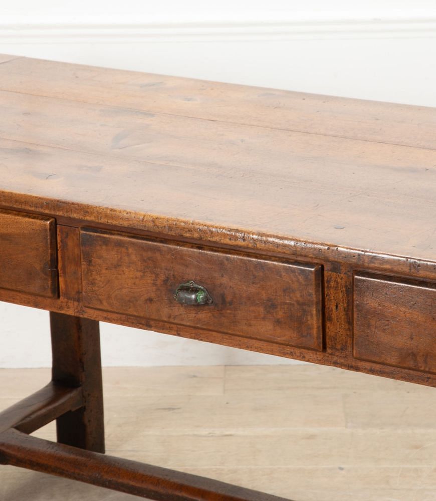 Small 19th Century French Walnut Drapers Table TA8541117