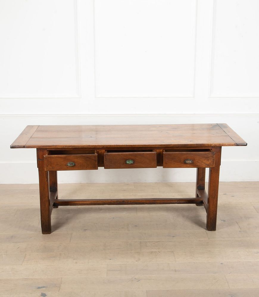 Small 19th Century French Walnut Drapers Table TA8541117