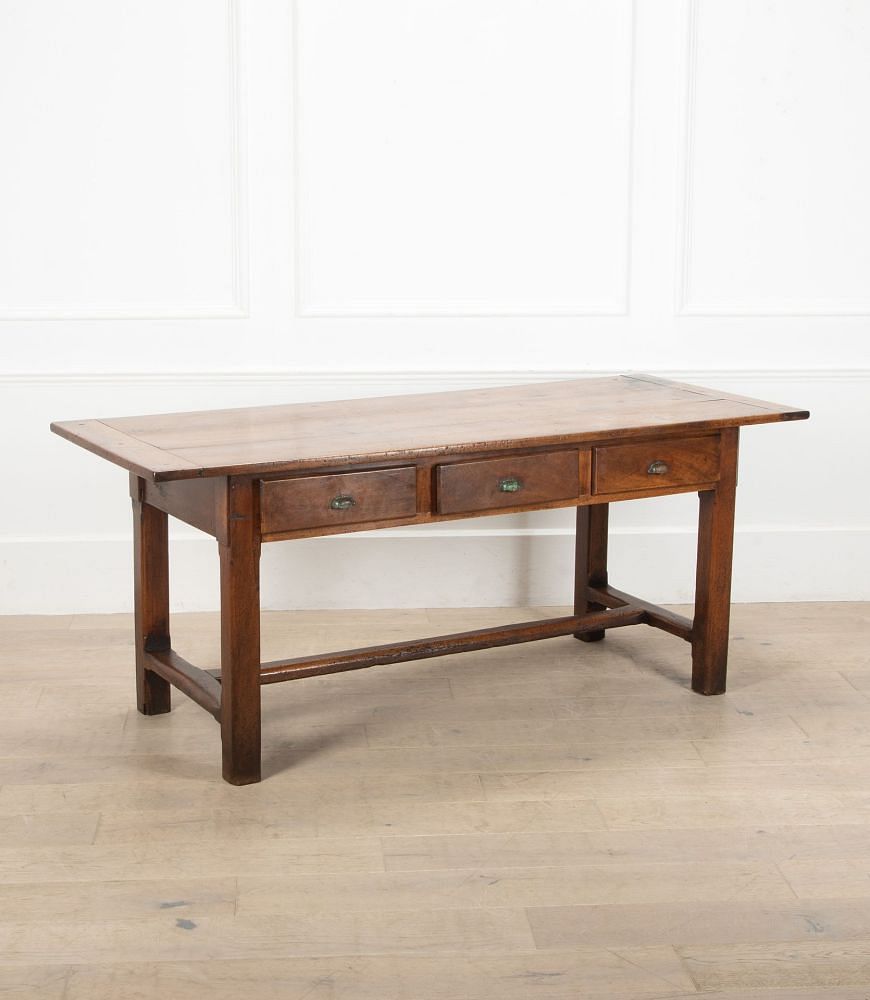 Small 19th Century French Walnut Drapers Table TA8541117