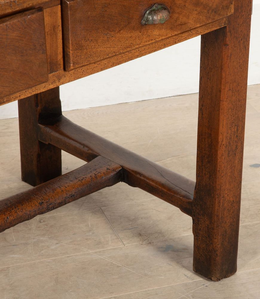 Small 19th Century French Walnut Drapers Table TA8541117