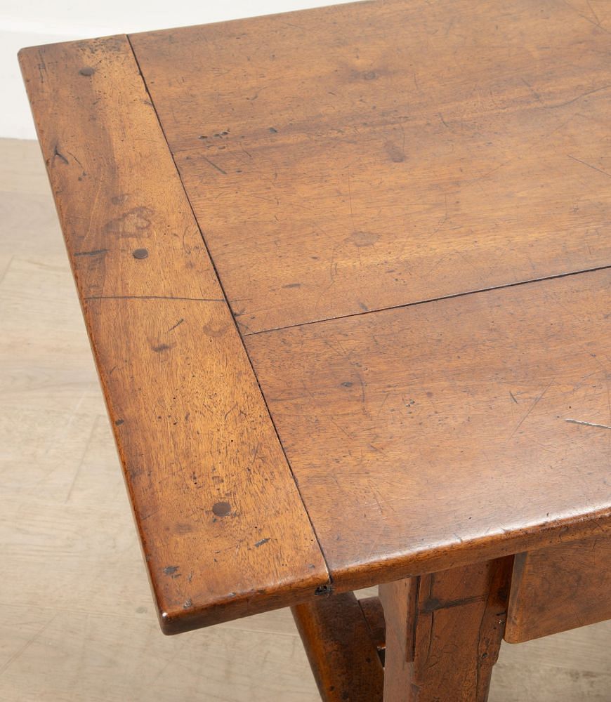 Small 19th Century French Walnut Drapers Table TA8541117