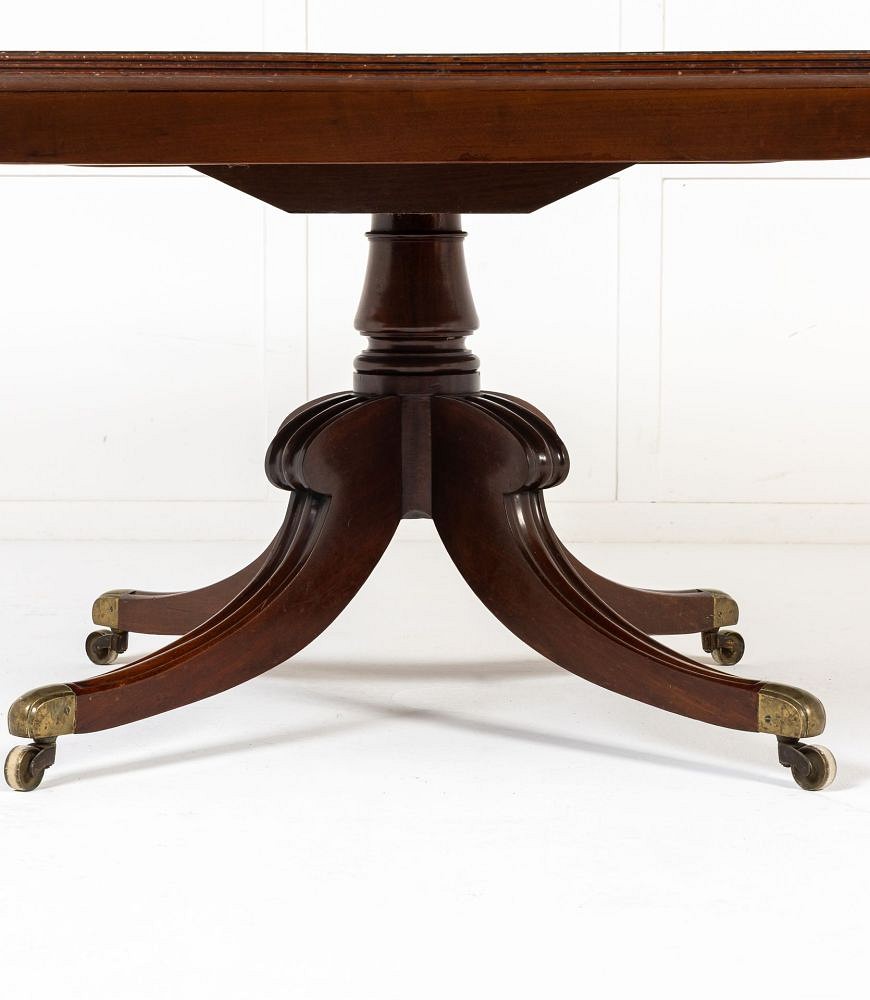 Large Scale 19th Century English Regency Mahogany Tilt Top Table TC0643155