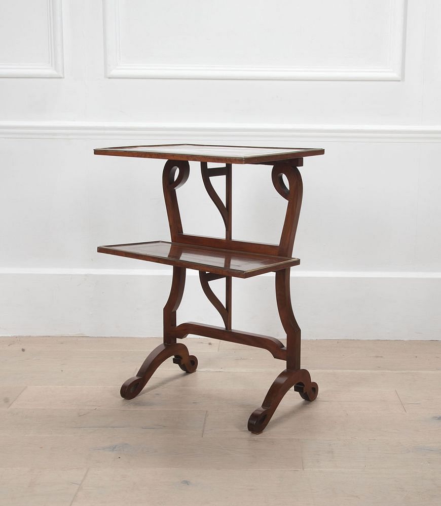 19th Century French Folding Tea Table Attributed to the House of Giroux TC1534387
