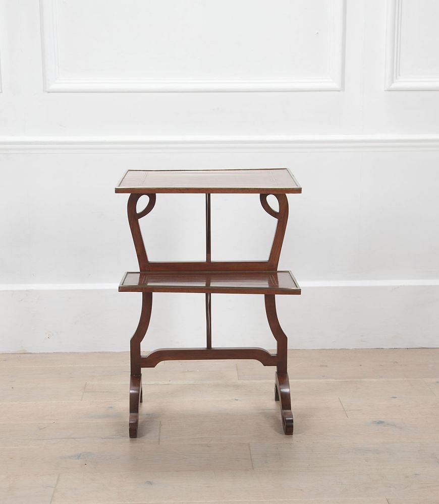 19th Century French Folding Tea Table Attributed to the House of Giroux TC1534387