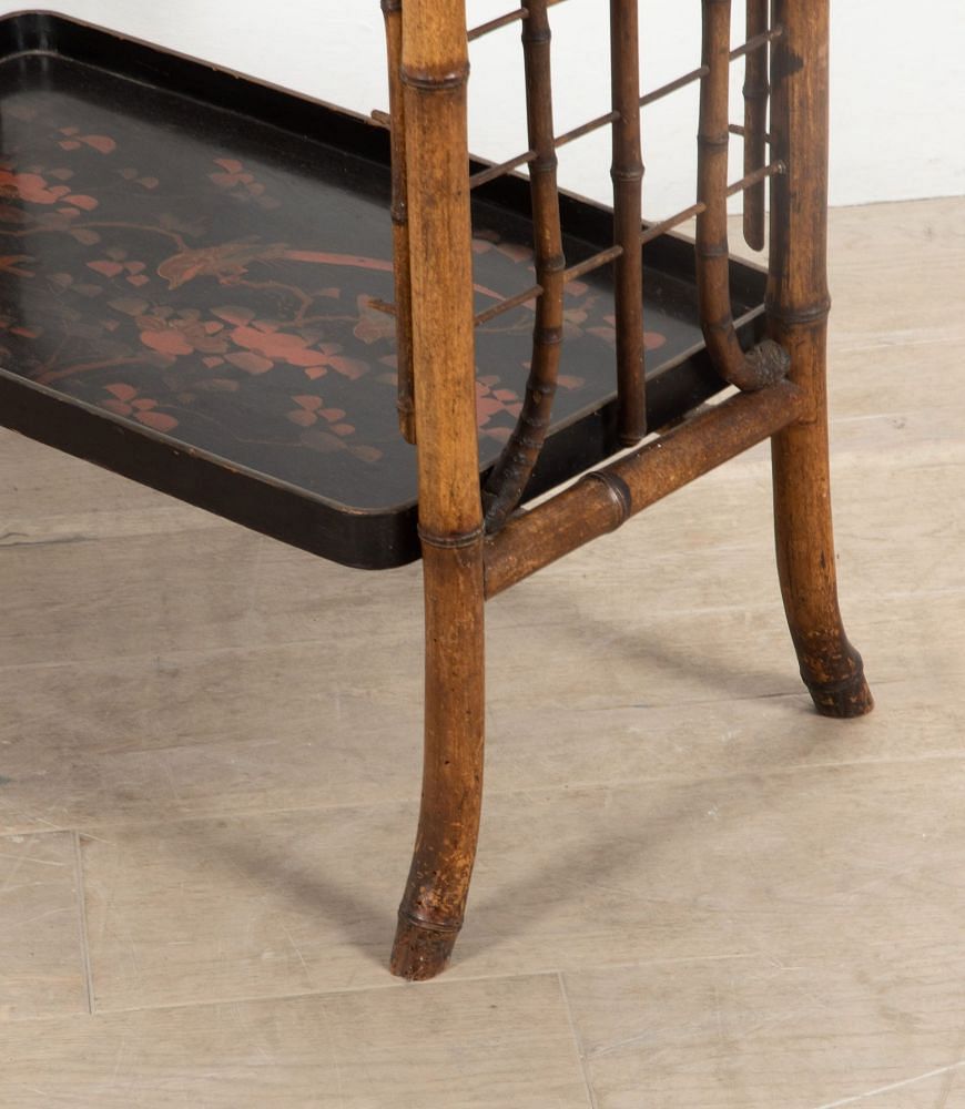19th Century French Aesthetic Movement Bamboo Chinoiserie Side Table TC1538438