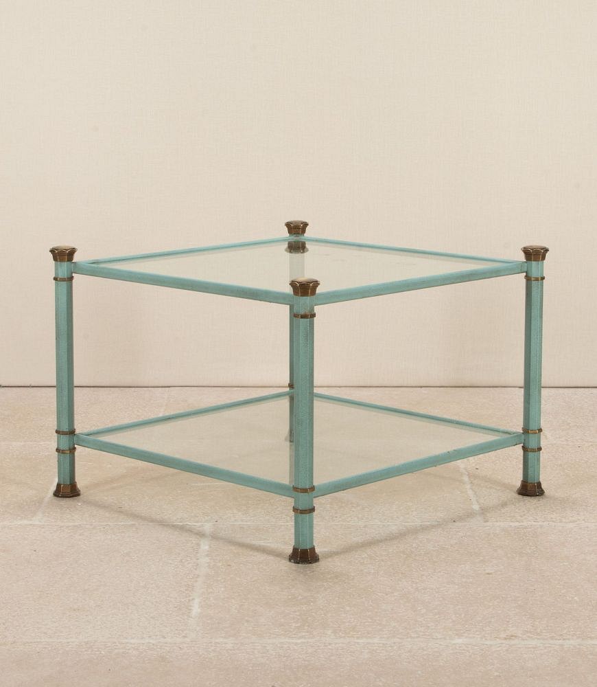 20th Century Blue Metal Coffee Table TC1843174