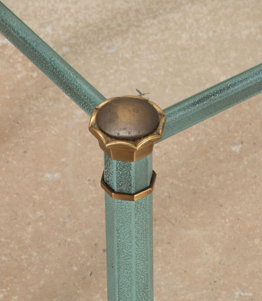 Pair of 20th Century Blue Metal Side Tables TC1843175