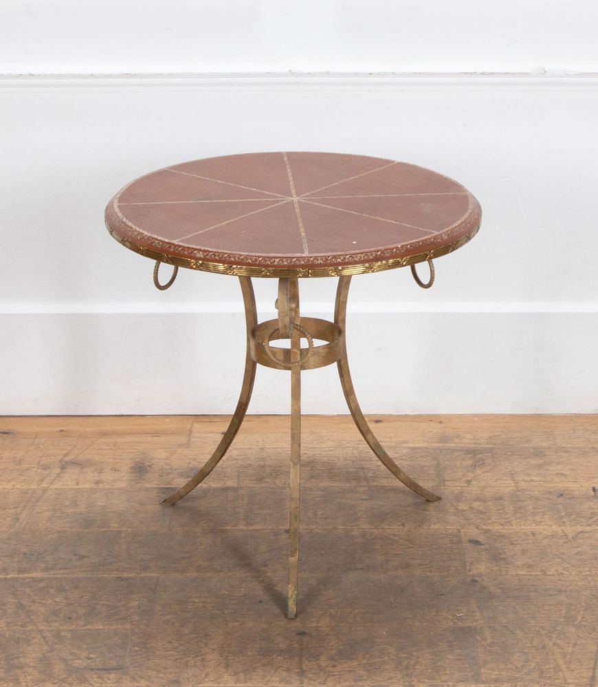 French 20th Century Gilt Brass Table TC3639213