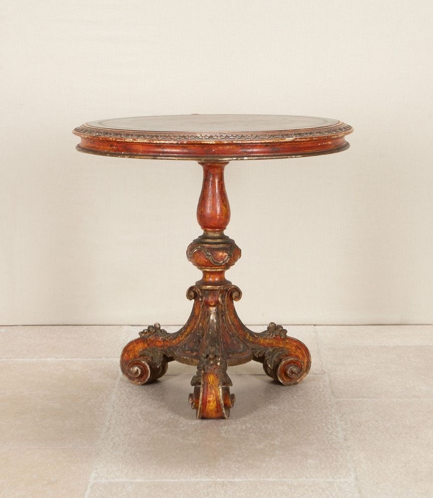 19th Century Italian Polycoloured Guéridon TC4842862
