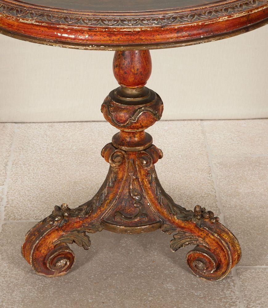 19th Century Italian Polycoloured Guéridon TC4842862
