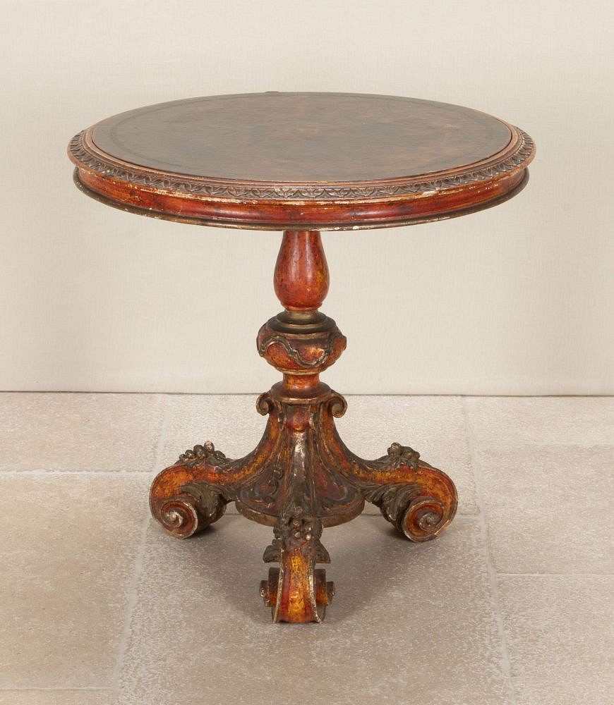 19th Century Italian Polycoloured Guéridon TC4842862
