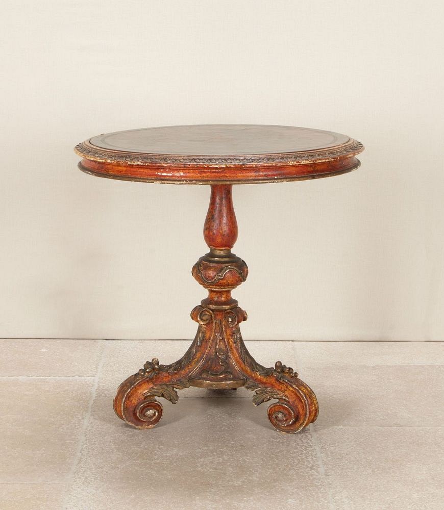19th Century Italian Polycoloured Guéridon TC4842862