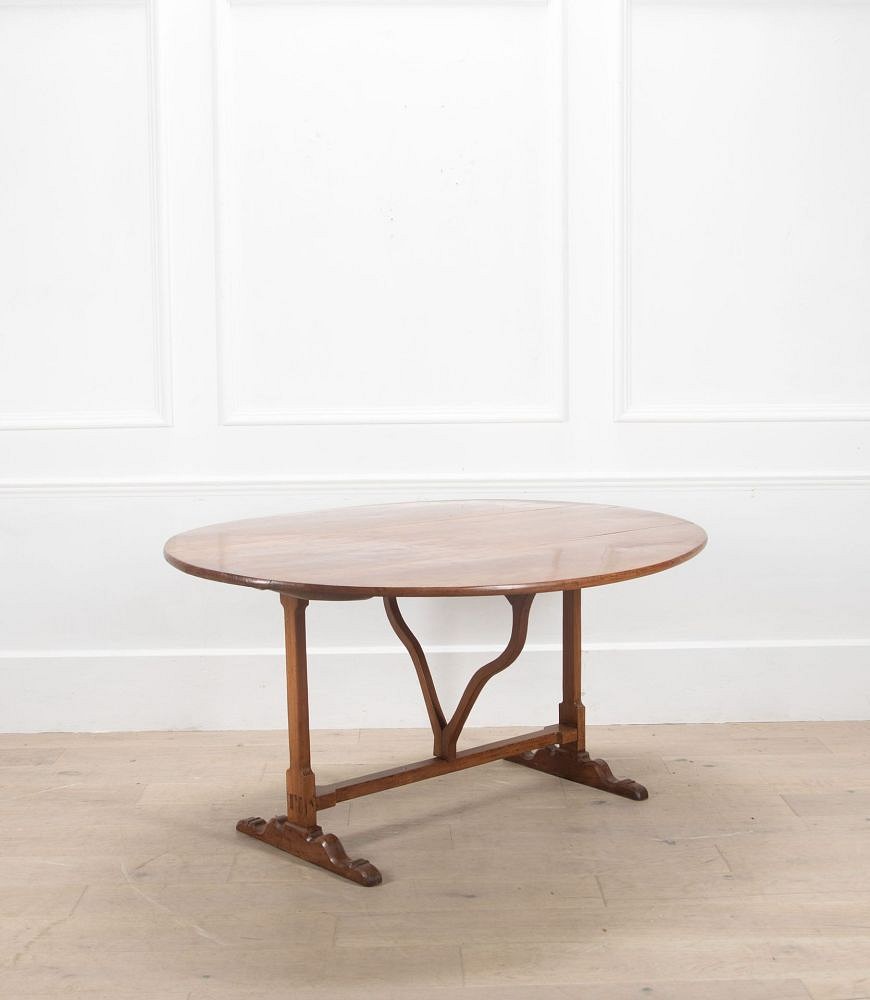 19th Century French Cherrywood Wine Table TC5236885