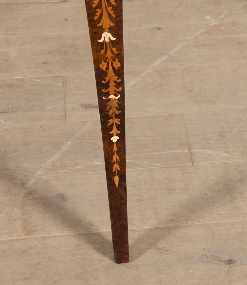 Italian Edwardian Inlaid Round Table TC5239103