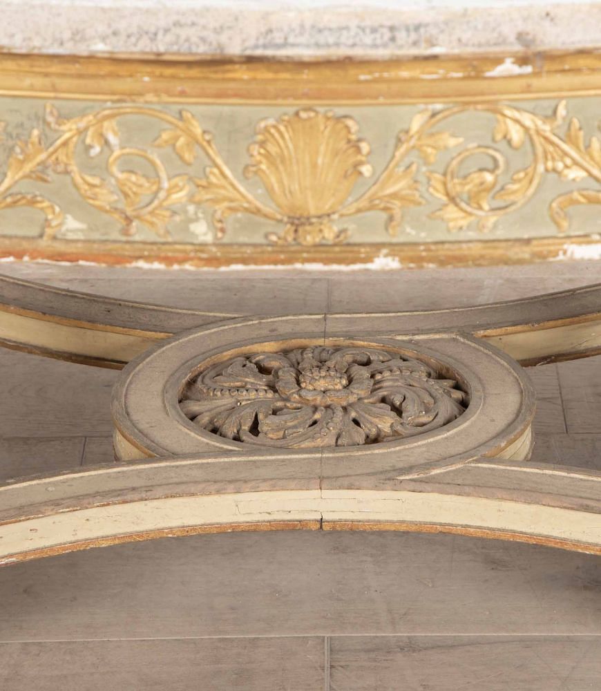 Large 19th Century Italian Oval Centre Table TC9938680