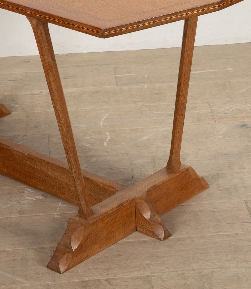 1970s English Oak Refectory Table TD053988